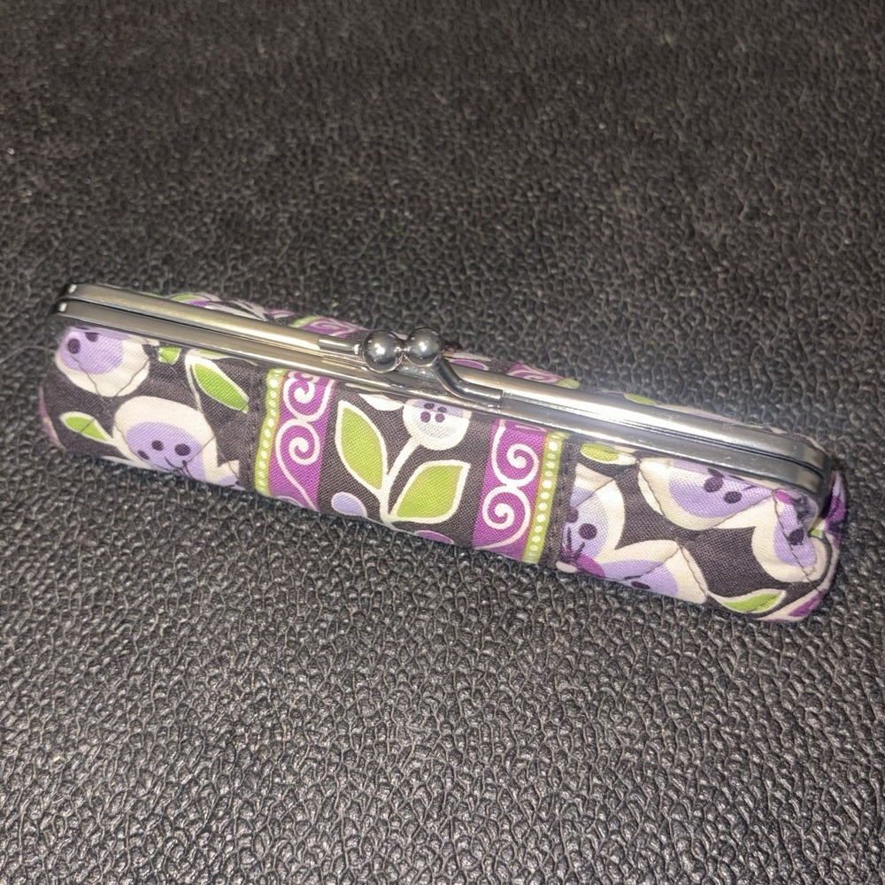 Vera Bradley Lipgloss Makeup Pouch Coin Purse Snap Closure Small Adorable